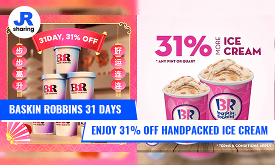 Baskin Robbins Enjoy Off Handpacked Ice Cream Today Only