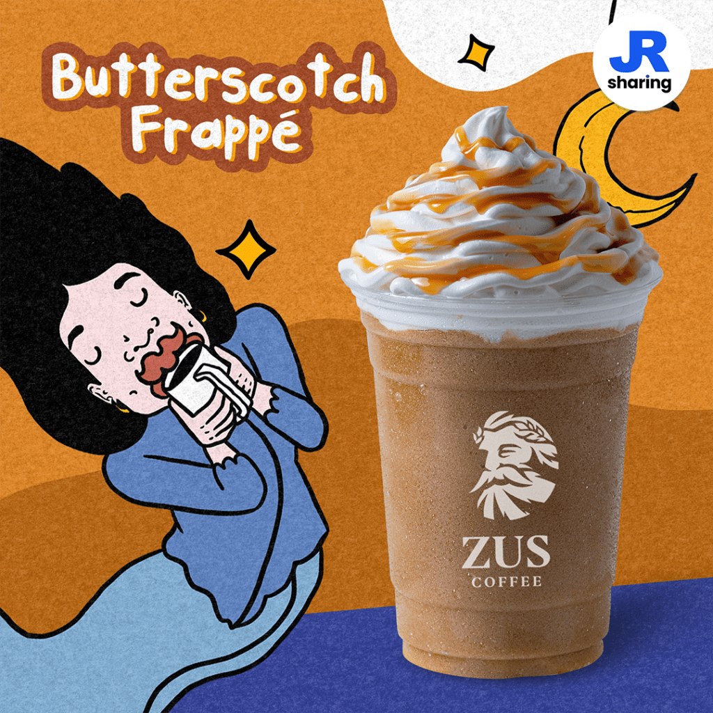 Zus Coffee Raya Butterscotch Frappe