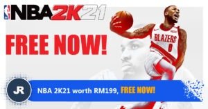 NBA 2K21 worth RM199 free now