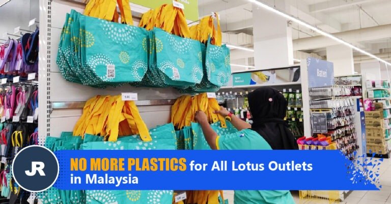 no more plastics in lotus