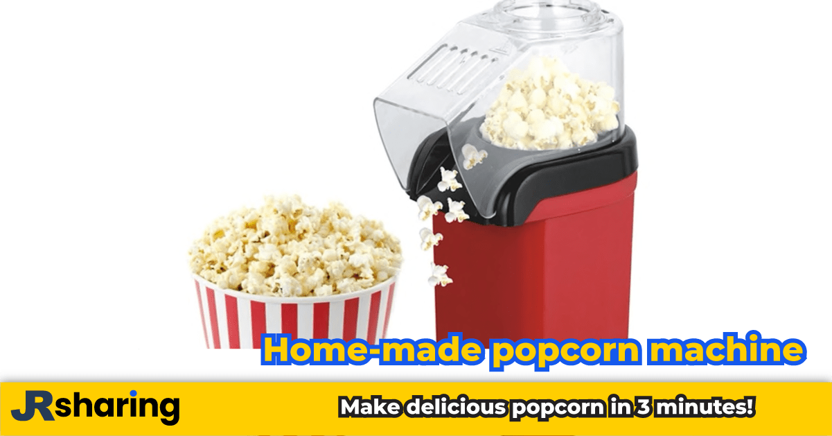 Popcorn Maker Machine!Make delicious popcorn in 3 minutes!