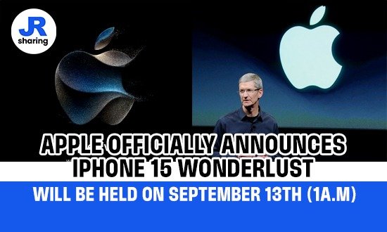 Apple iPhone 15 Series Unveiling at “Wonderlust” Event on September 13, 1A.M(Malaysia Time Zone)