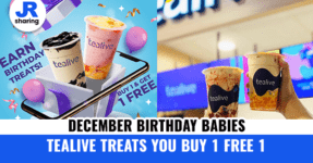 Tealive Buy 1 Free 1 Offers for December Babies 2023