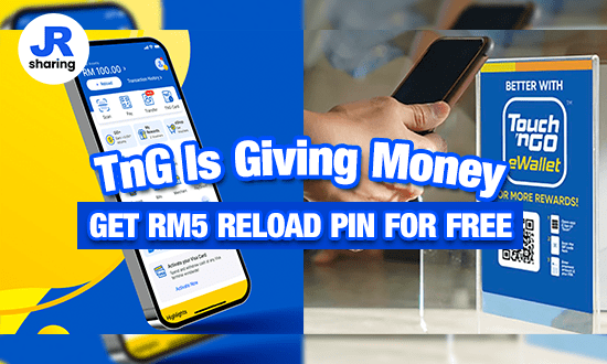 Claim Your RM5 Reload PIN Daily By TnG eWallet Until Jan 18th!