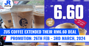 Zus Coffee Extended Their Promotion: Get Any Drinks For JUST RM6.60