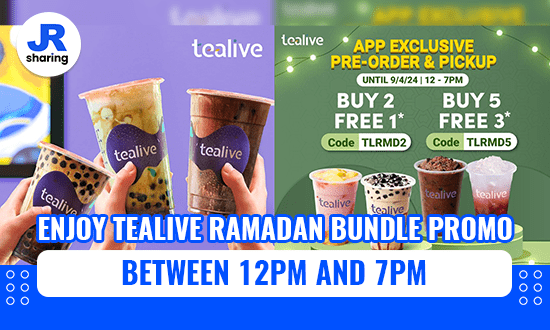 Tealive Ramadan Bundle Promo Until 9th April, 2024