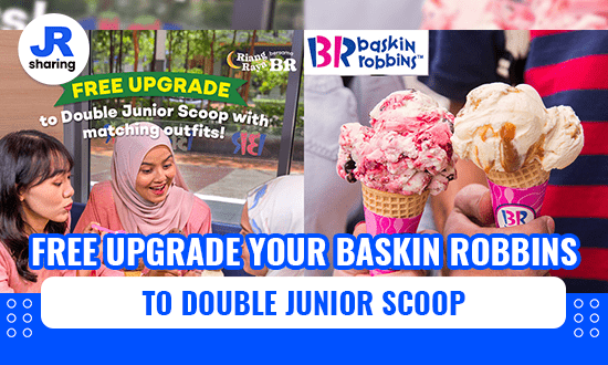Celebrate Hari Raya With Baskin Robbins To Get A Free Upgrade To Double Junior Scoop