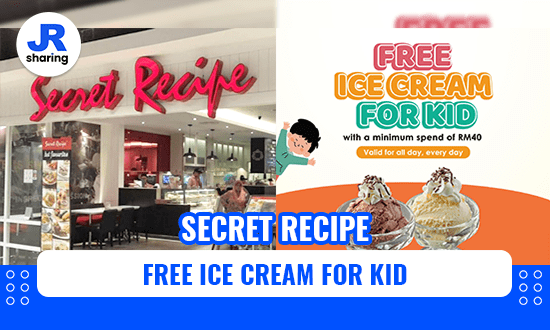 Secret Recipe Malaysia | Free Ice Cream For Kid