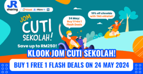 24 May | 12PM: Jom Cuti Sekolah Buy 1 Free 1 with Klook