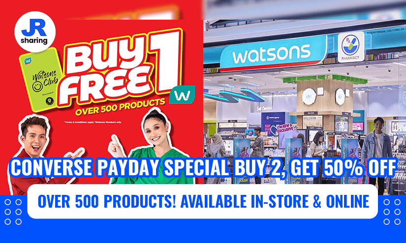 Watson’s Member Exclusive – Buy 1 Get 1 Free is Here!