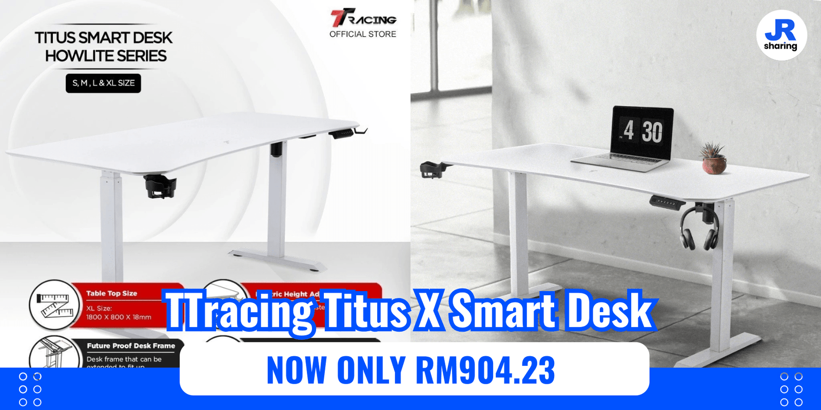 TTRacing Titus Smart Desk Series