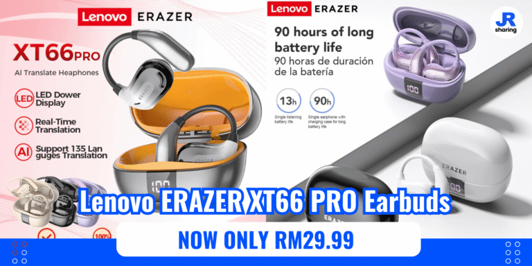 Lenovo ERAZER XT66 PRO AI Translator Earbuds
